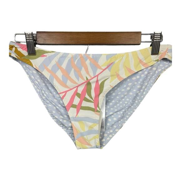 Billabong Lowrider Reversible Bikini Bottom in Tropical Jungle Size S NWT - Picture 4 of 12